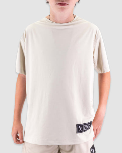 Diamond Flex Lite Oversized Training Tee (Cream) - Youth