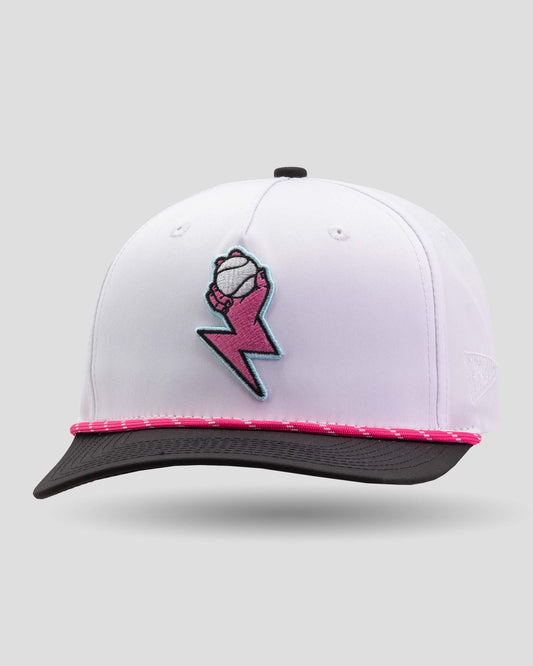 Electric Arms Rope Cap - White - Baseballism Online