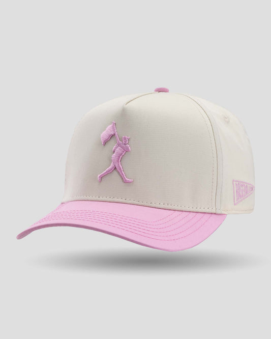 Flag Man Five Panel Cap - Pink - Baseballism Online