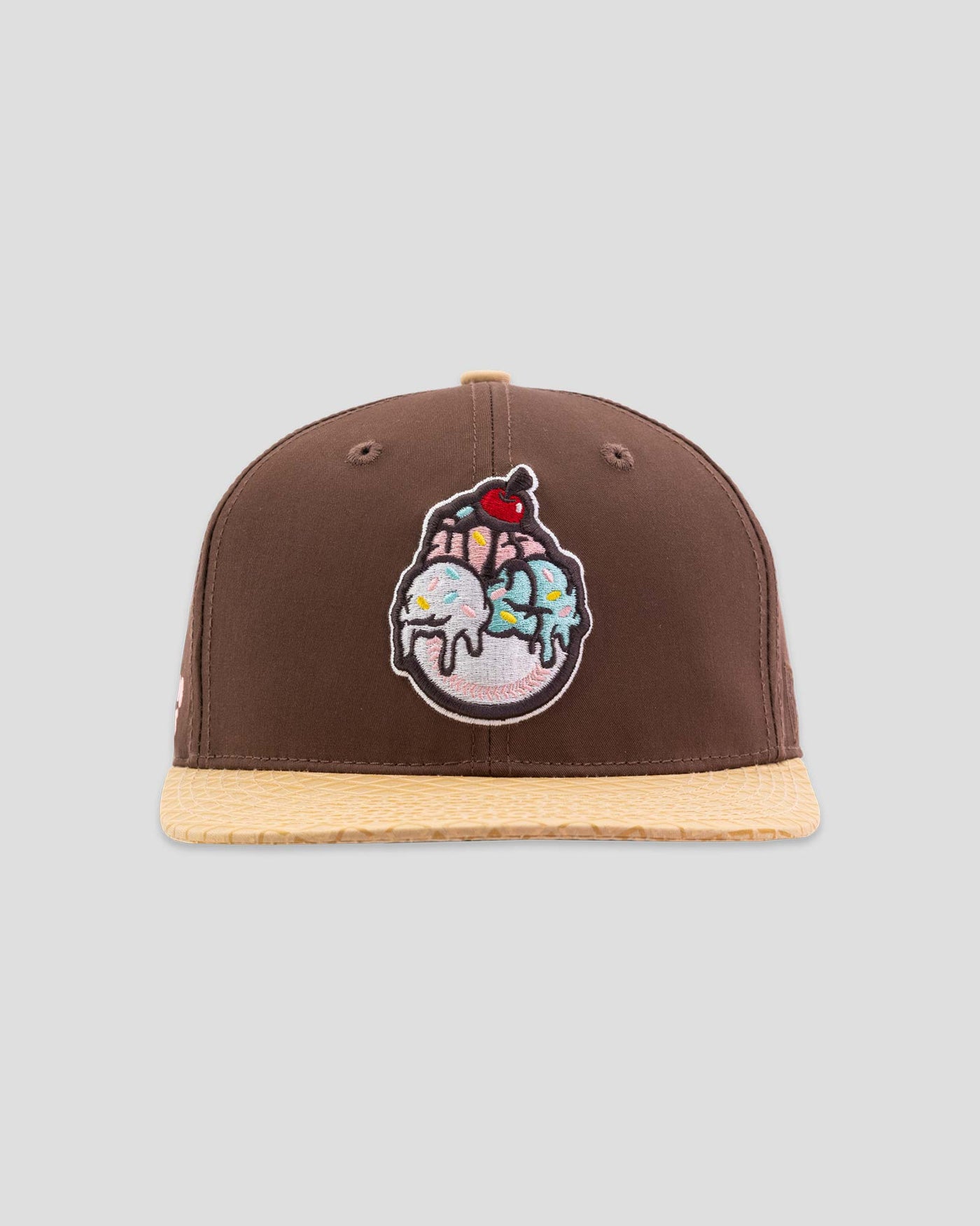 Flag Man Frozen Treats Ice Cream Sundae Cap (Chocolate) - Youth