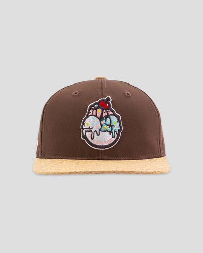 Flag Man Frozen Treats Ice Cream Sundae Cap (Chocolate) - Youth