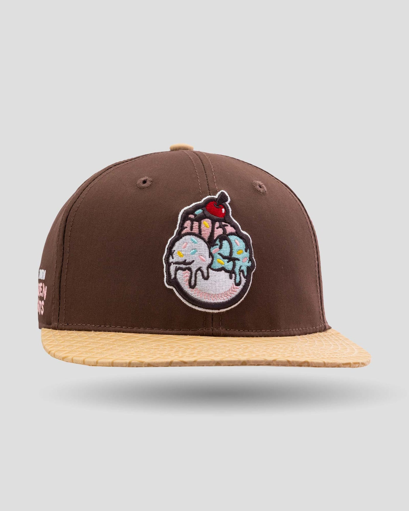 Flag Man Frozen Treats Ice Cream Sundae Cap (Chocolate) - Youth