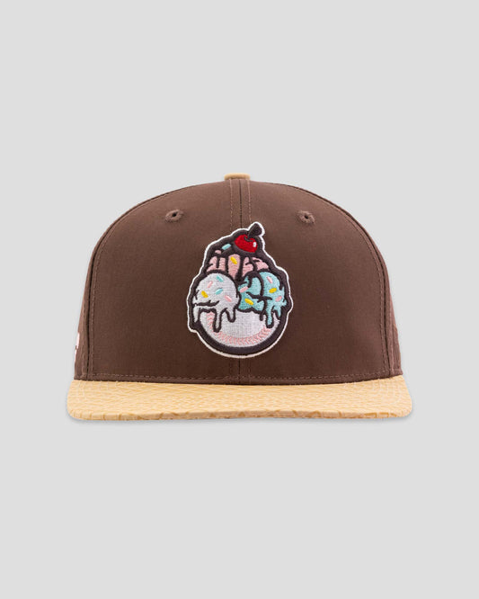 Frozen Treats Ice Cream Sundae Cap - Chocolate - Baseballism Online
