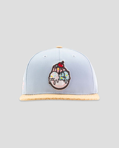 Flag Man Frozen Treats Ice Cream Sundae Cap (Cotton Candy) - Youth