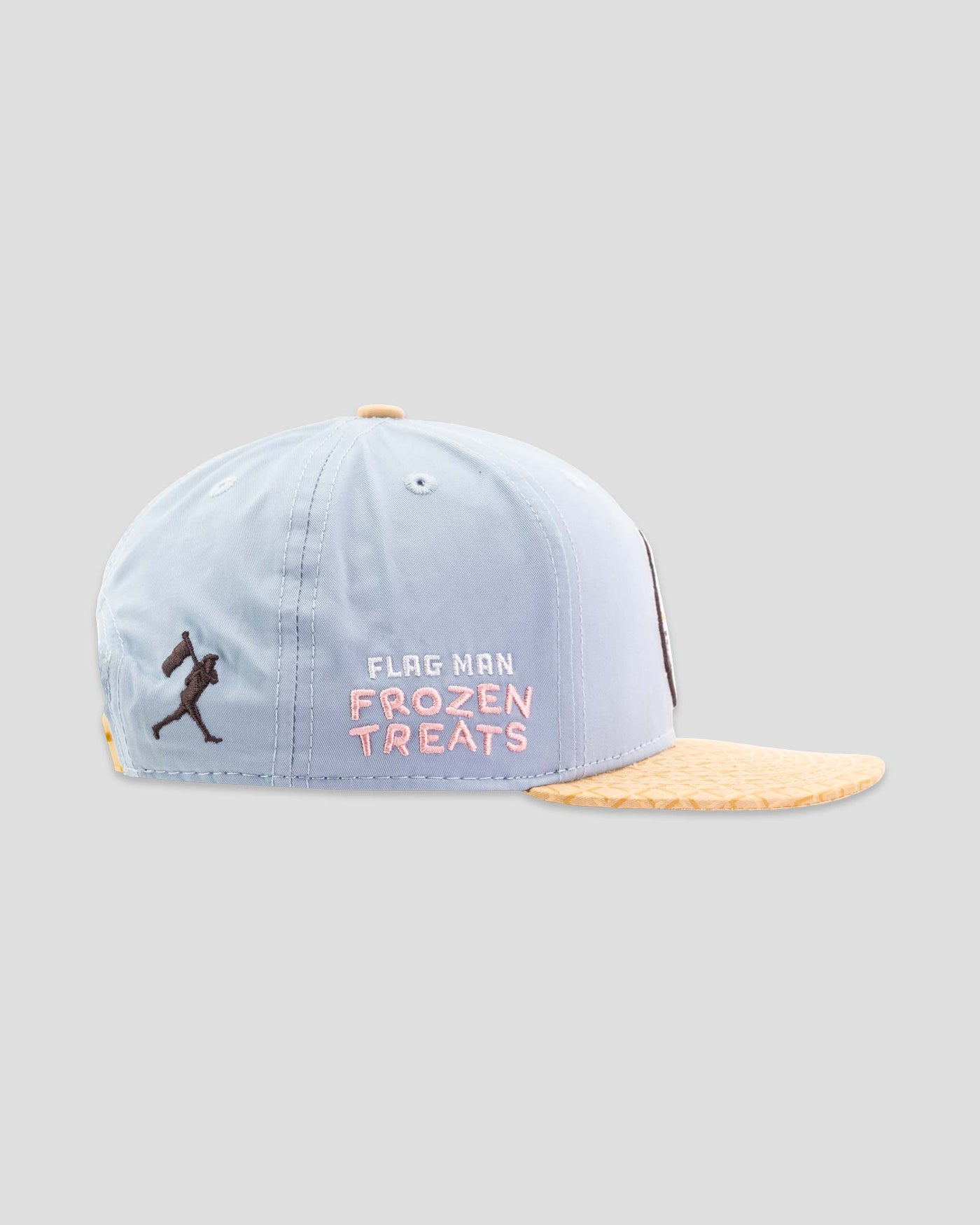 Flag Man Frozen Treats Ice Cream Sundae Cap (Cotton Candy) - Youth