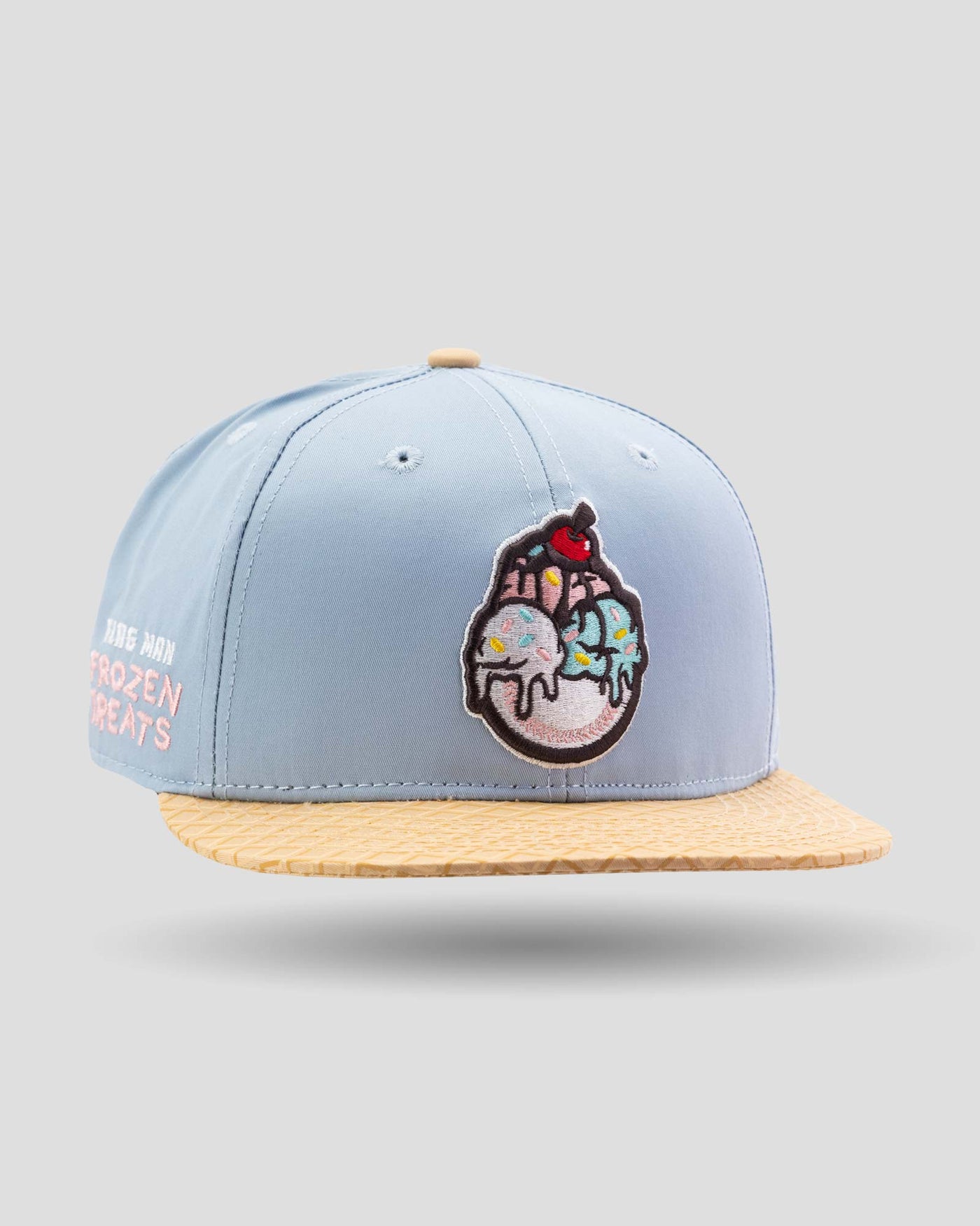 Flag Man Frozen Treats Ice Cream Sundae Cap (Cotton Candy) - Youth