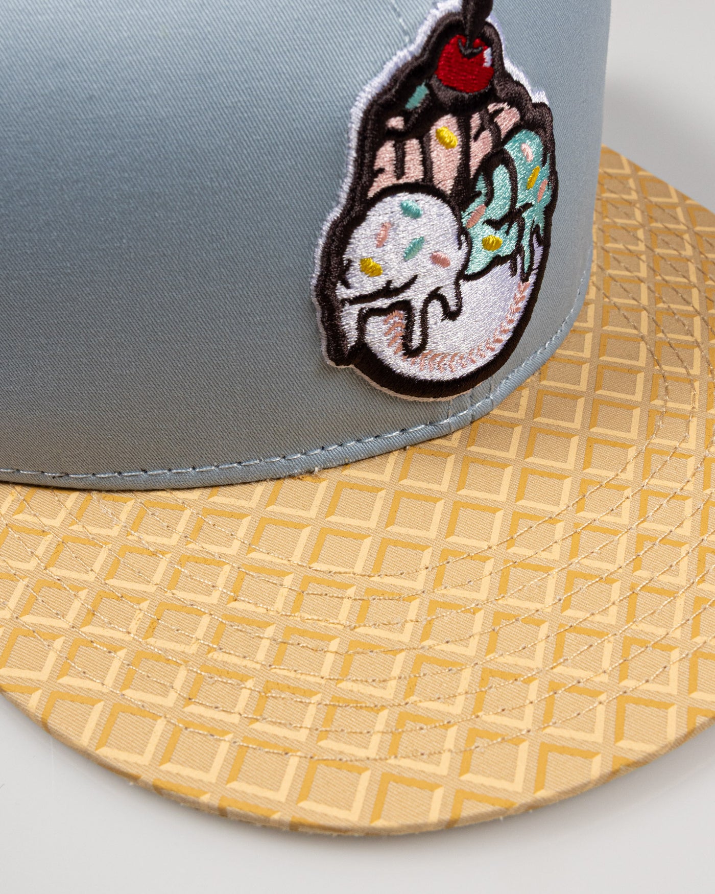 Flag Man Frozen Treats Ice Cream Sundae Cap (Cotton Candy) - Youth