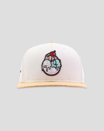 Flag Man Frozen Treats Ice Cream Sundae Cap (Vanilla) - Youth