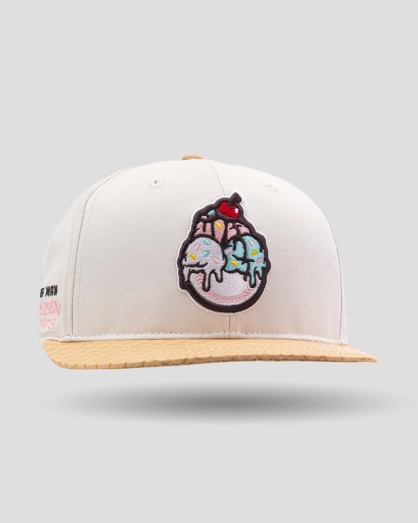Flag Man Frozen Treats Ice Cream Sundae Cap (Vanilla) - Youth
