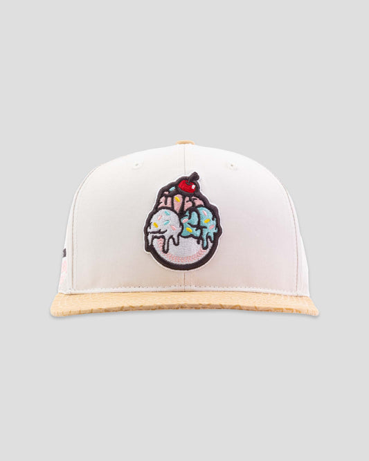 Frozen Treats Ice Cream Sundae Cap - Vanilla - Baseballism Online
