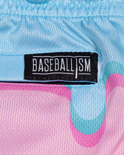 Flag Man Frozen Treats Ice Cream Sundae Diamond Air Mesh Shorts - Youth