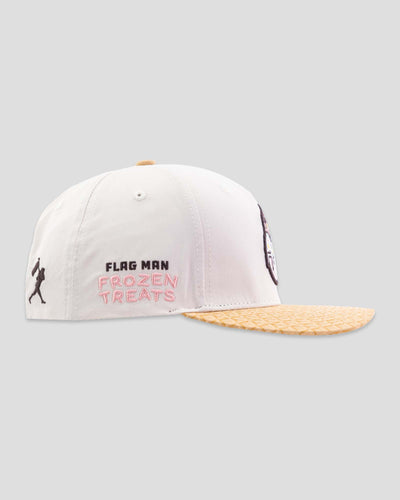 Frozen Treats Ice Cream Sundae Five Panel Cap - Vanilla - Baseballism Online