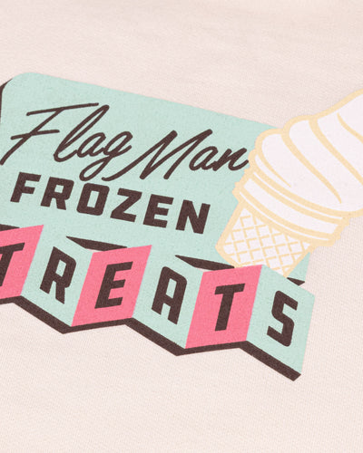 Flag Man Frozen Treats Ice Cream Sundae Hoodie (Vanilla)