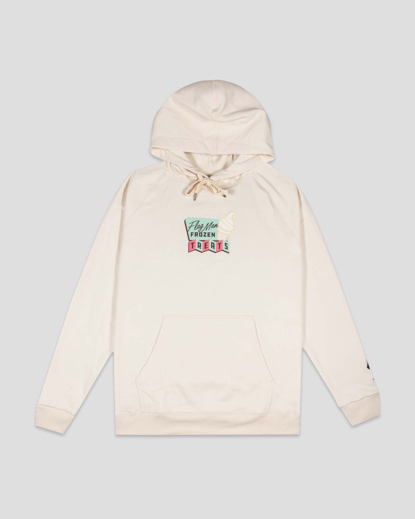 Flag Man Frozen Treats Ice Cream Sundae Hoodie (Vanilla)