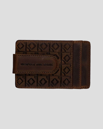 Flag Man Money Clip Wallet - Glove Leather - Baseballism Online