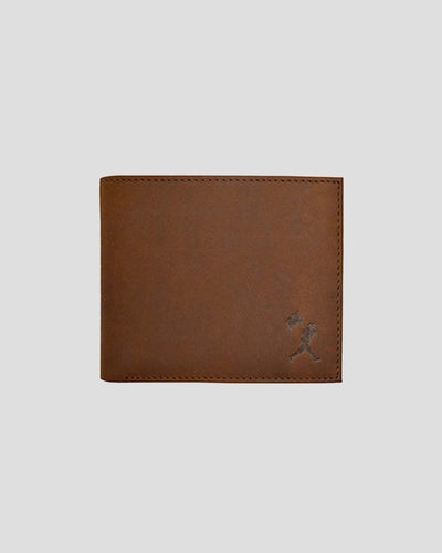 Flag Man Scorebook Bifold Wallet - Glove Leather - Baseballism Online