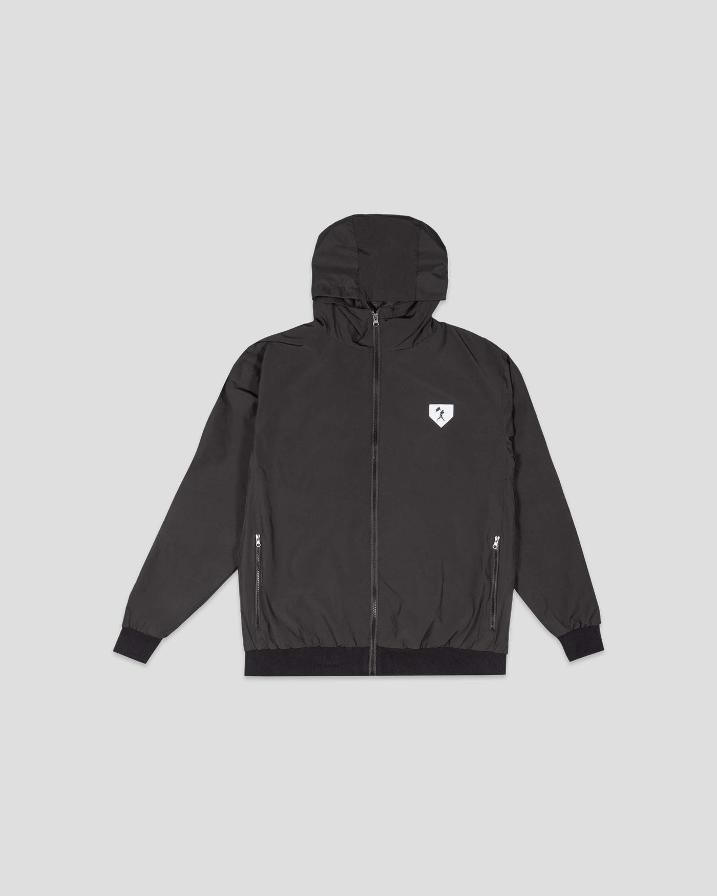 Shutout Diamond Repel Windbreaker (Black) - Youth - Baseballism Online