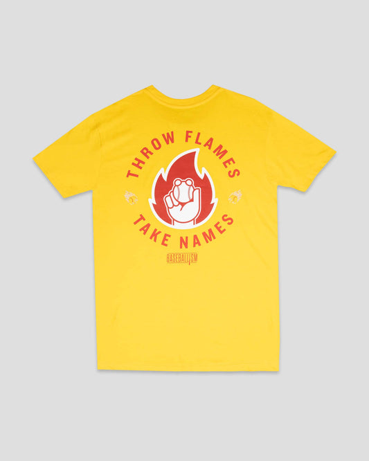Flame Thrower T-Shirt 2.0 - Baseballism Online