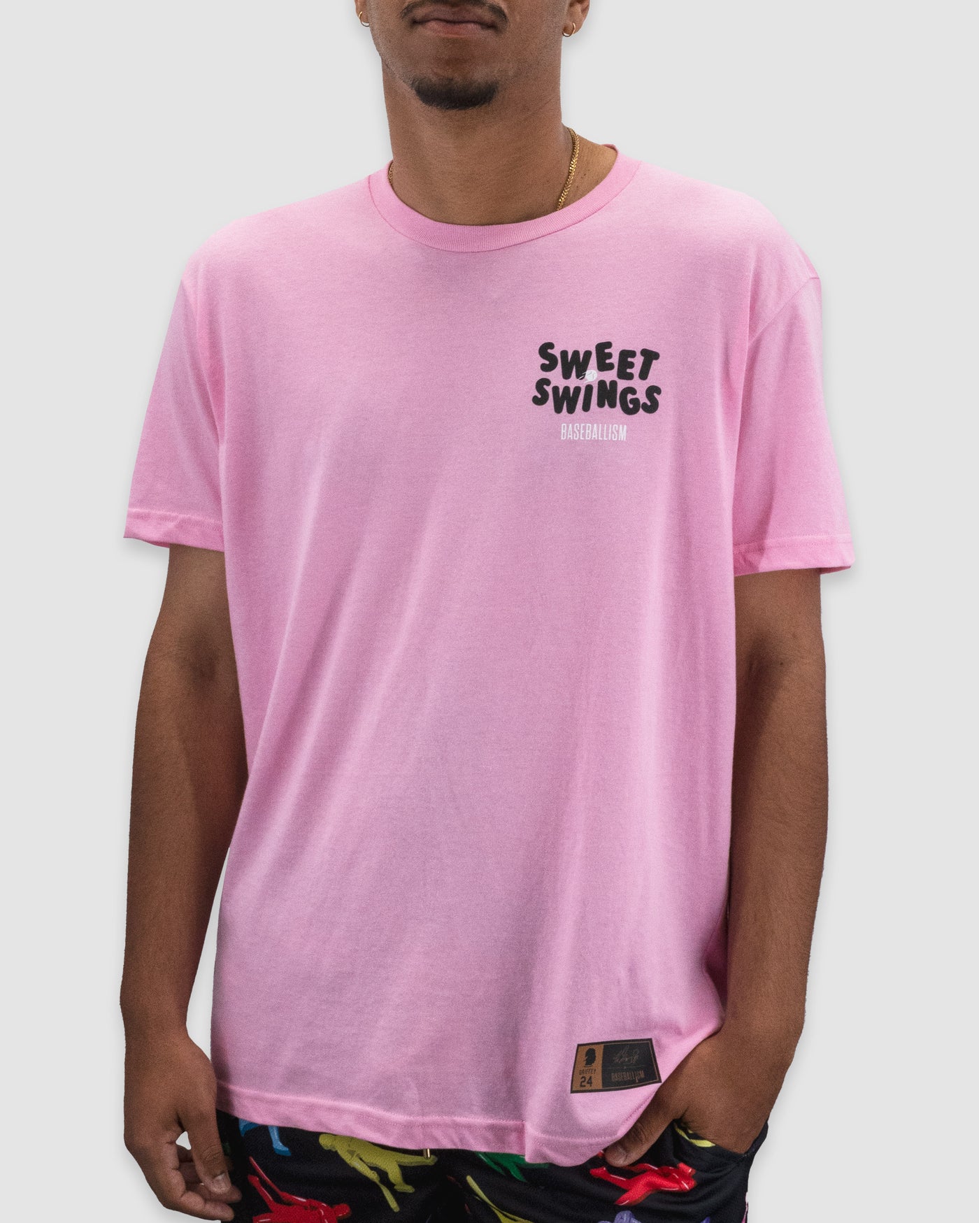 Griffey Jr. Sweet Swings Gummy Candy T-Shirt - Pink