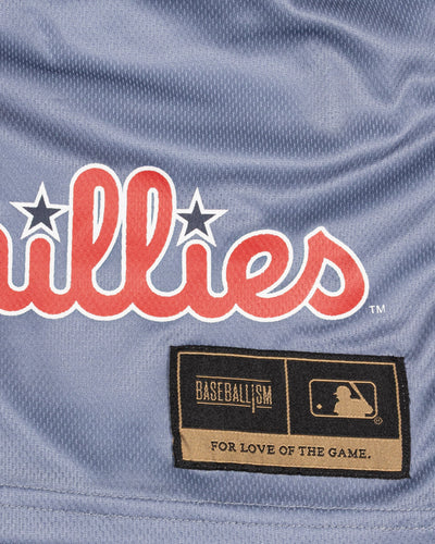 Home Away Diamond Air Mesh Shorts - Philadelphia Phillies - Baseballism Online