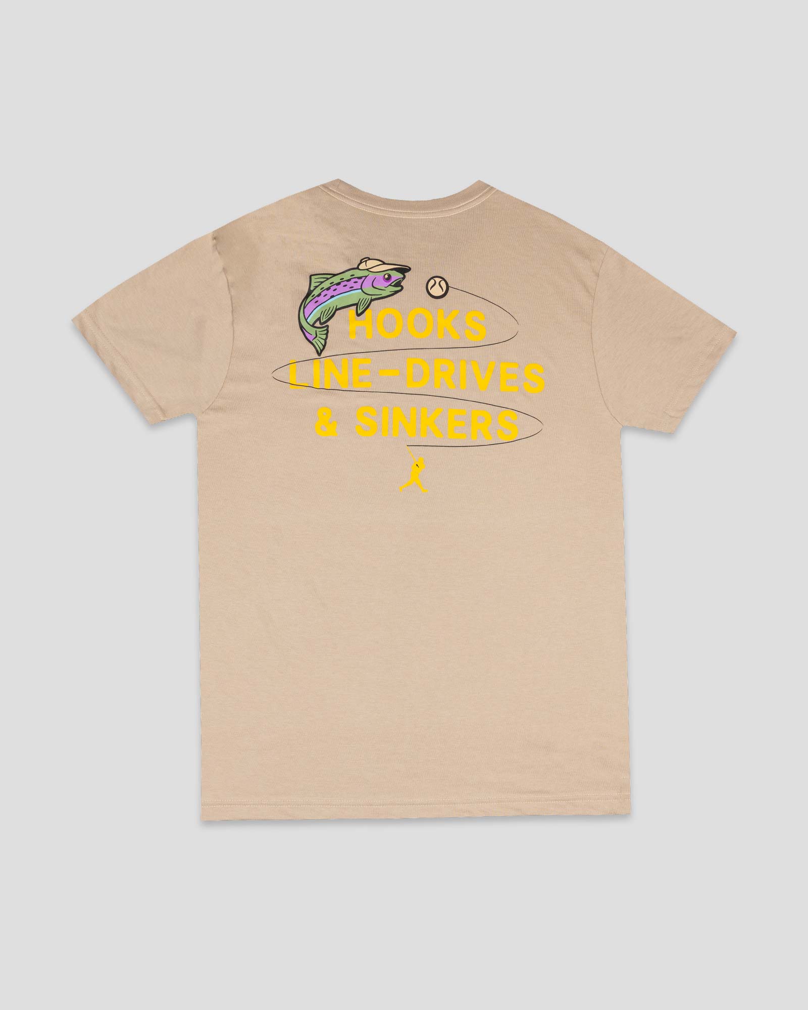 Fishing Club Hooks, Line Drives and Sinkers T-Shirt - Baseballism Online