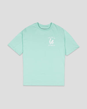 LA Bat Pima Cotton T-Shirt (Mint) - Baseballism Online