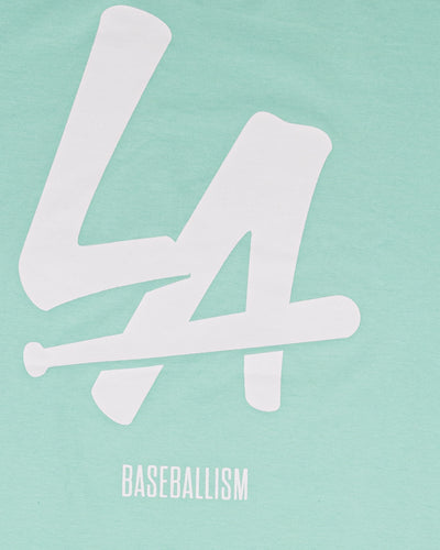 LA Bat T-Shirt (Mint) - Youth - Baseballism Online