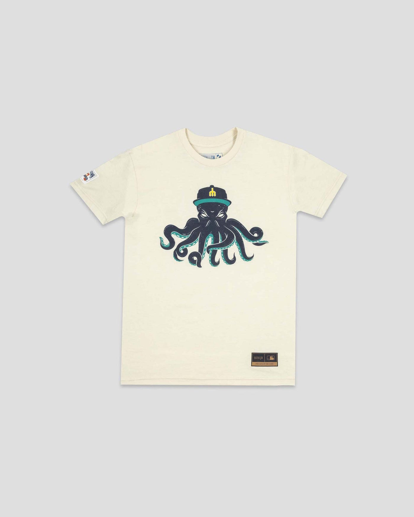 Mariners Monster Youth T-Shirt (Cream) - Seattle Mariners - Baseballism Online