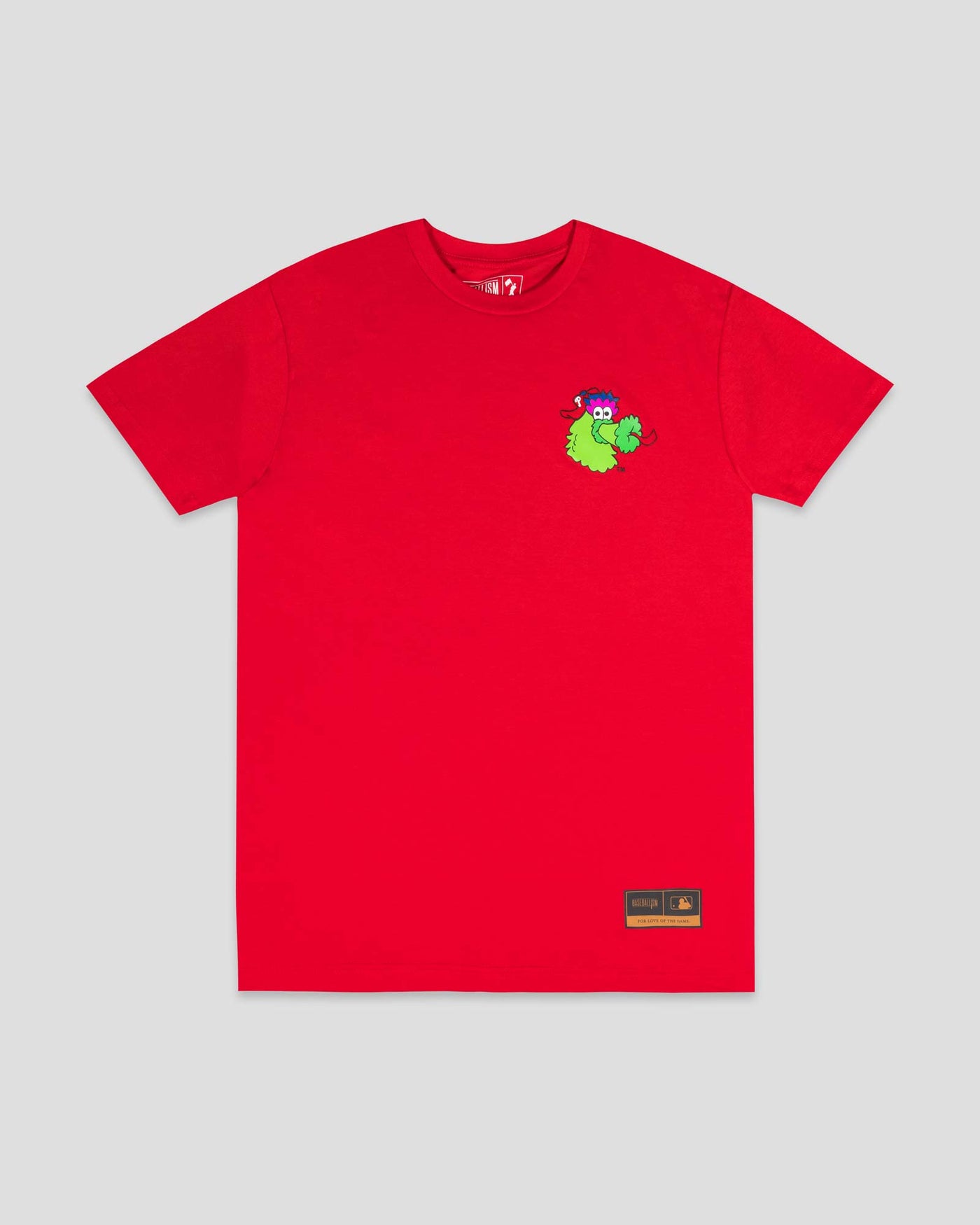 Mascot Bobblehead T-Shirt (Red) - Philadelphia Phillies - Baseballism Online