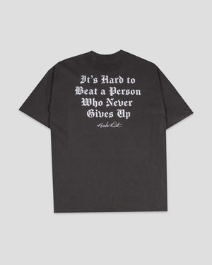 Never Give Up Oversized T-Shirt - Baseballism Online