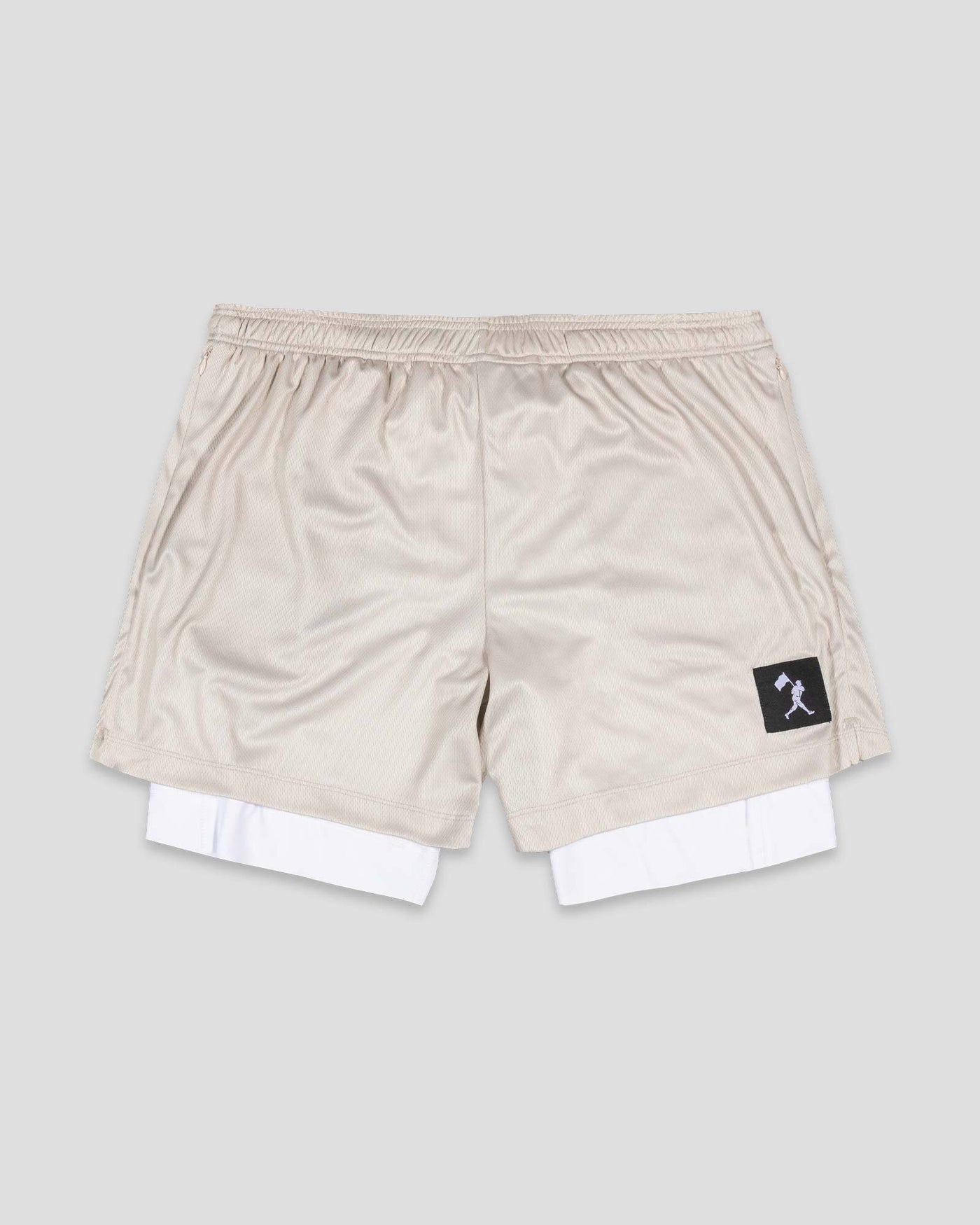 Diamond Air Liner Mesh Training Shorts (Cream)