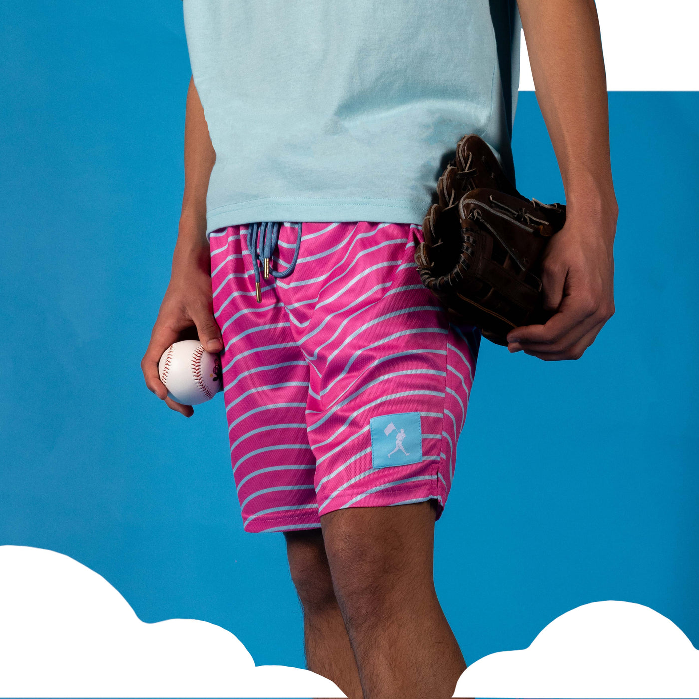 Big Fly Sky Diamond Air Mesh Shorts - Baseballism Online
