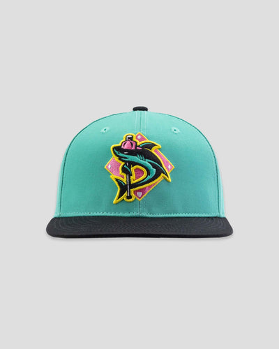 Shark Attack Cap (Teal) - Youth