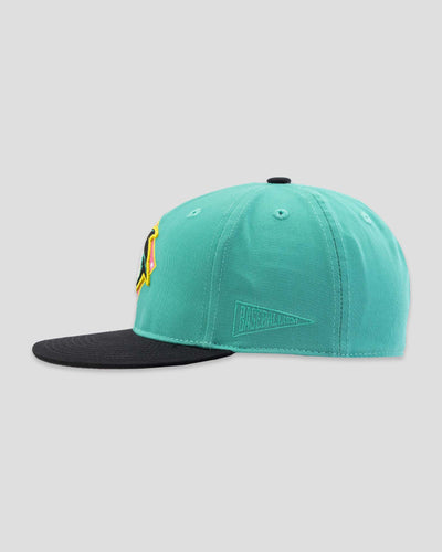 Shark Attack Cap - Teal - Baseballism Online