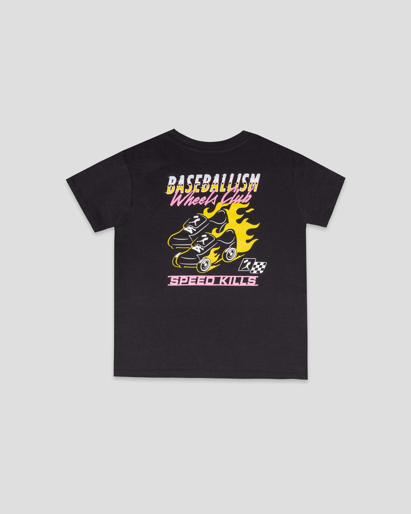 Speed Kills T-Shirt (Black) - Youth - Baseballism Online