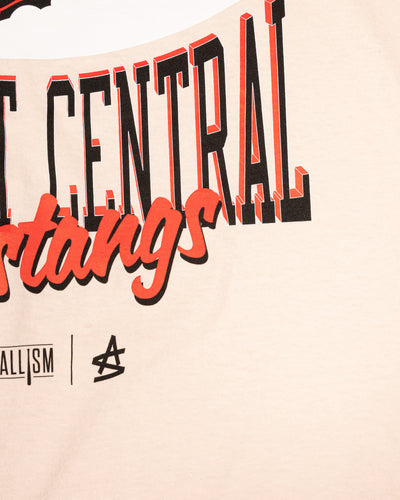Tennessee Catholic Baptist Central Oversized T-Shirt (Pink) - Baseballism x Austin Schultz - Baseballism Online