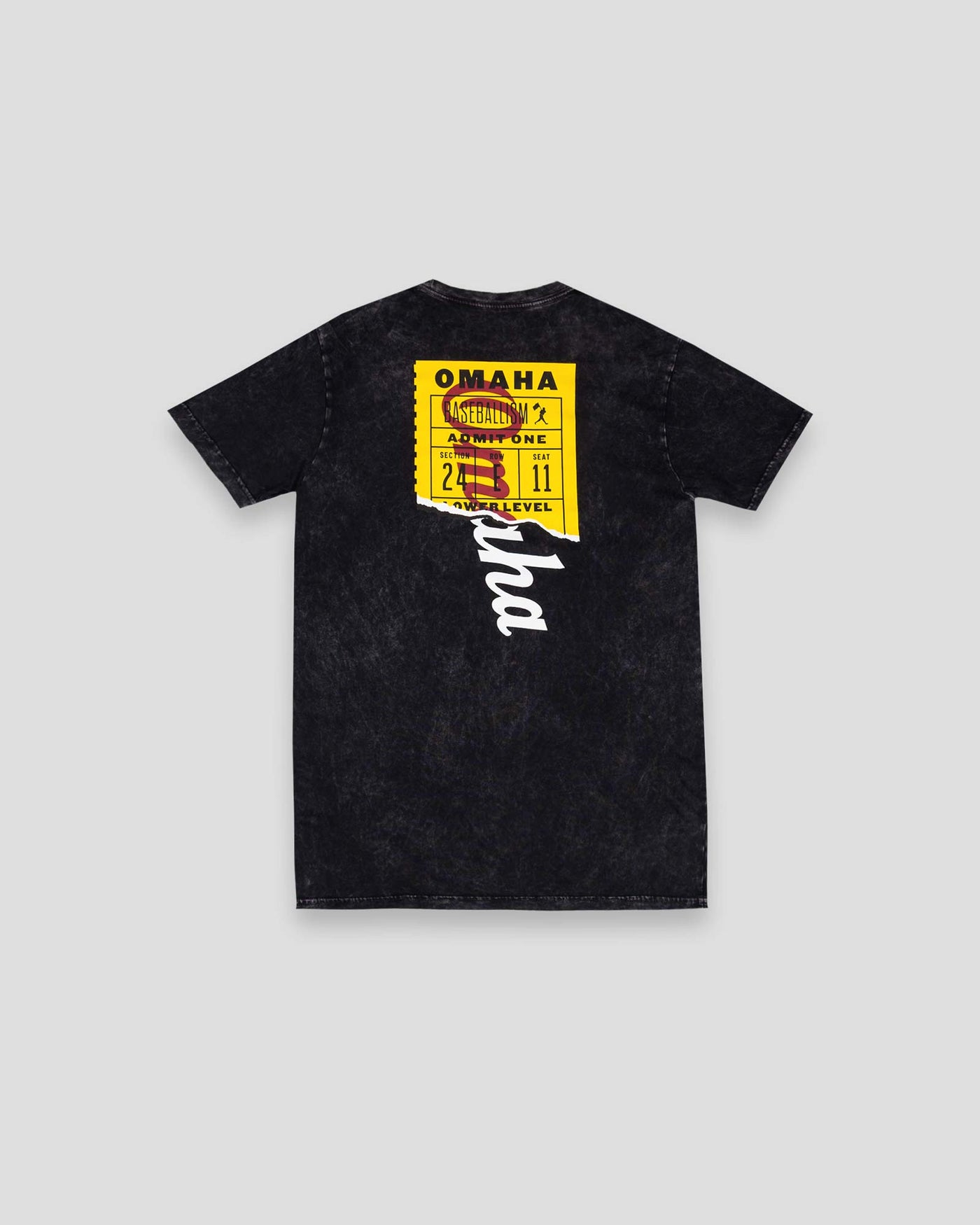Torn Ticket (Omaha) Acid Wash T-Shirt  - Youth