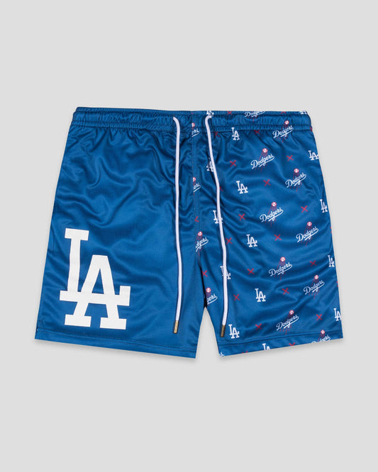 Two Way Diamond Air Mesh Shorts - Los Angeles Dodgers - Baseballism Online