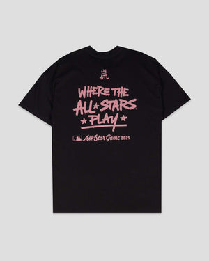 Where the All-Stars Play Oversized T-Shirt - All-Star Game 2025 - Baseballism Online