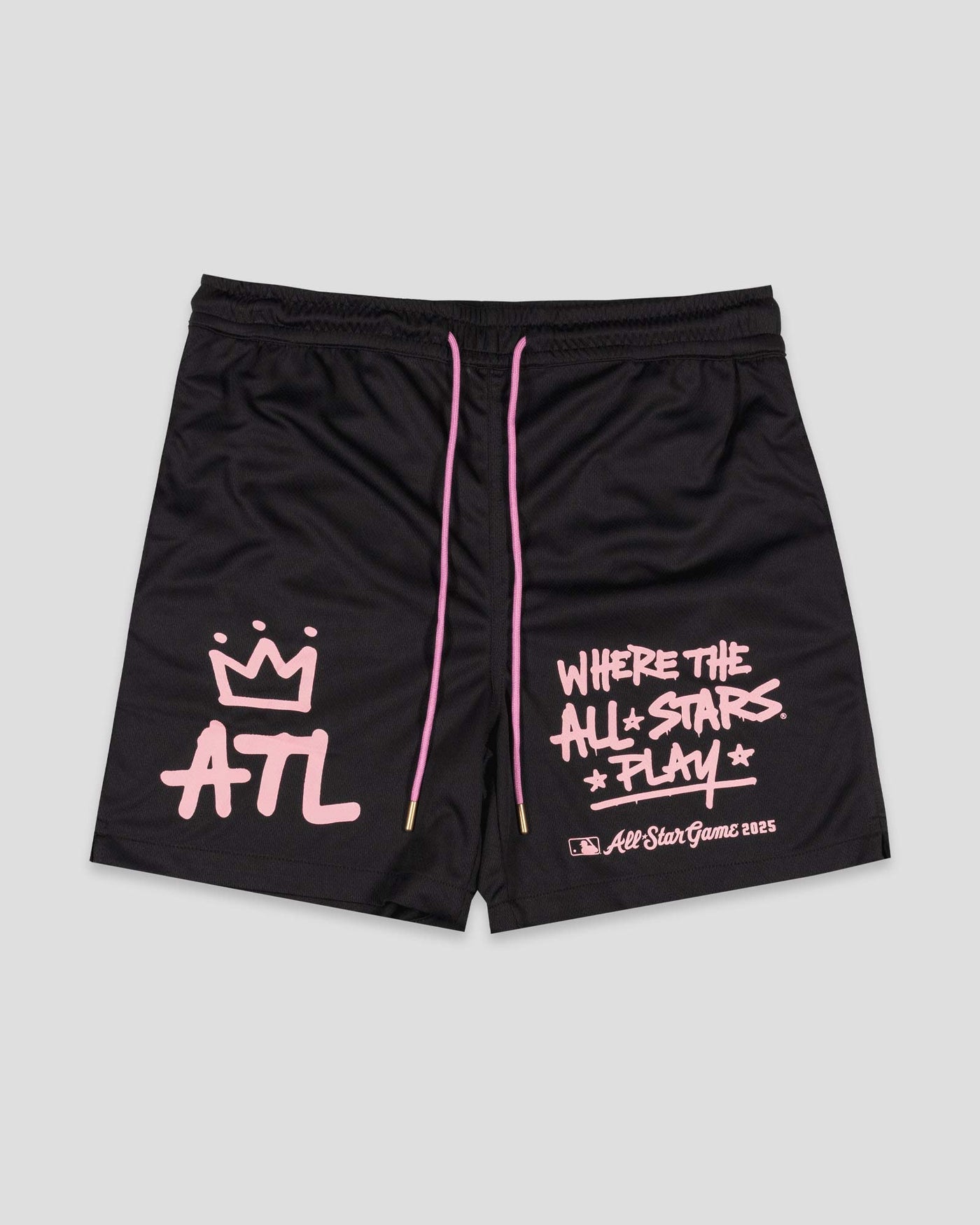 Where the All Stars Play Diamond Air Mesh Shorts (Black) - All-Star Game 2025 - Baseballism Online