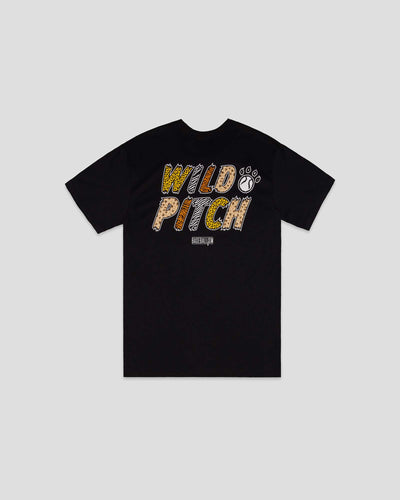 Wild Pitch T-Shirt (Black) - Youth - Baseballism Online
