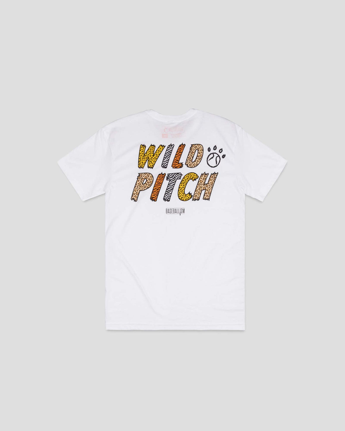 Wild Pitch T-Shirt (White) - Youth - Baseballism Online