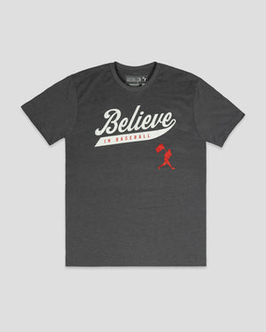 Believe in Baseball T-Shirt - Baseballism Online