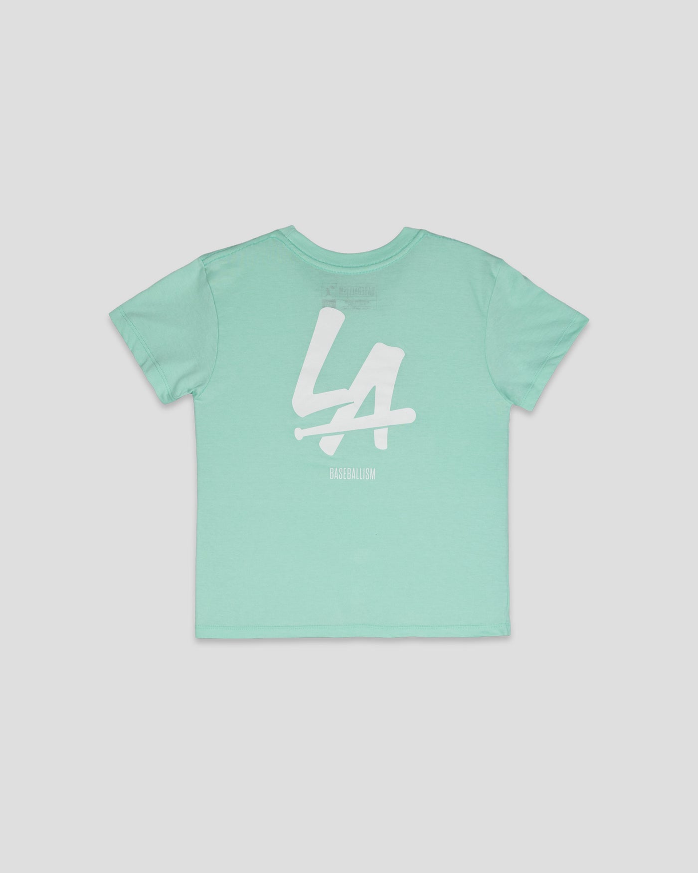 LA Bat T-Shirt (Mint) - Youth - Baseballism Online