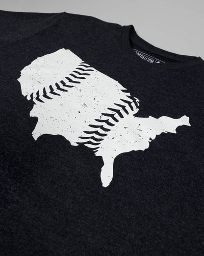United Seams T-Shirt - Charcoal - Baseballism Online