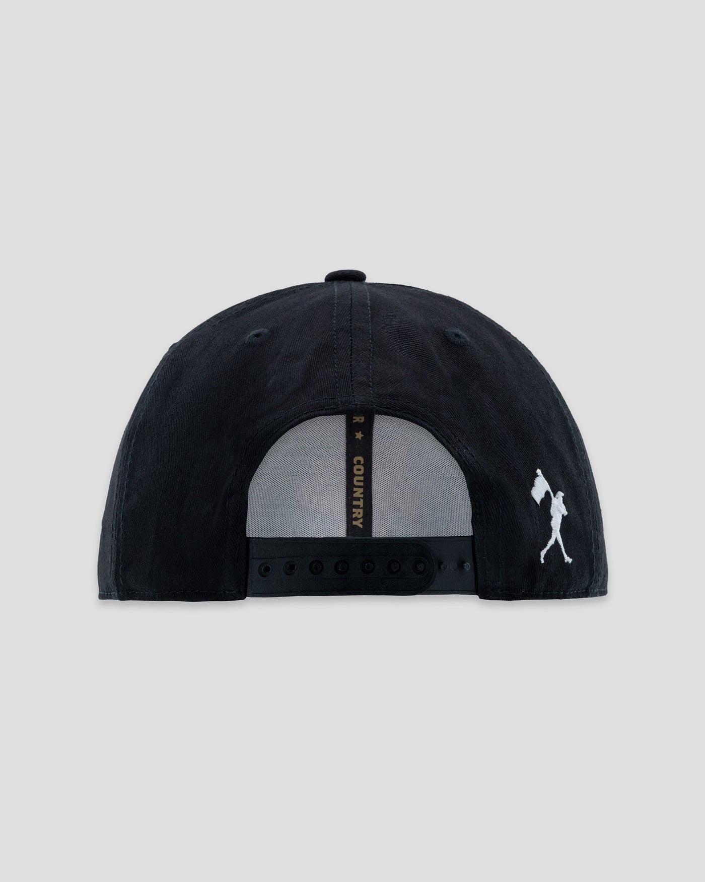 Naranjeros 5 Panel Rope Cap - Black