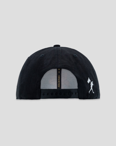 Naranjeros 5 Panel Rope Cap - Black