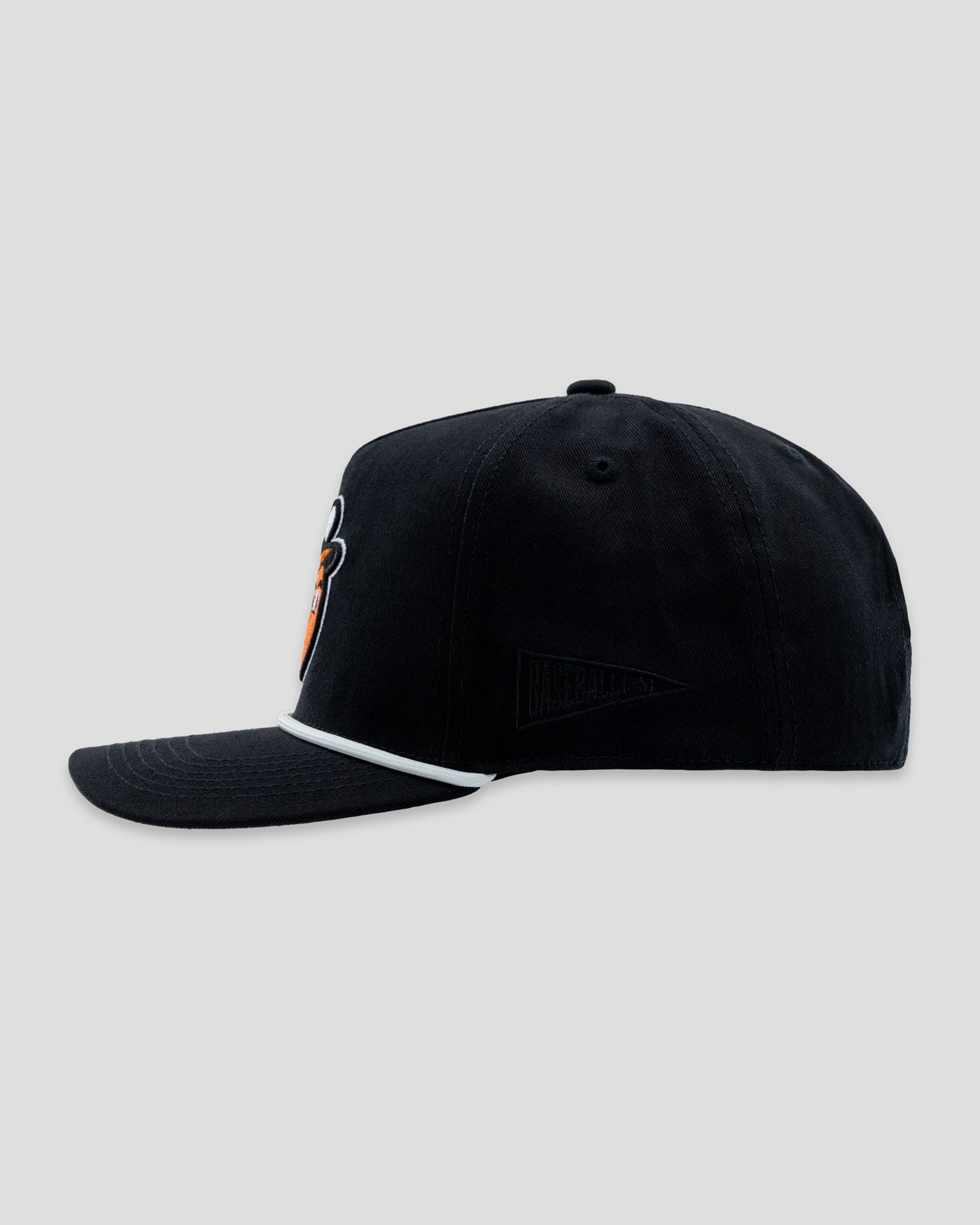 Naranjeros 5 Panel Rope Cap - Black