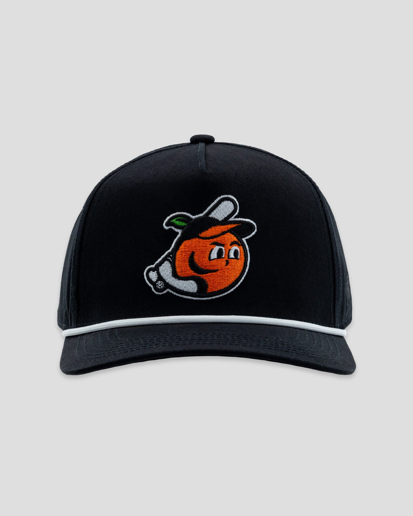 Naranjeros 5 Panel Rope Cap - Black