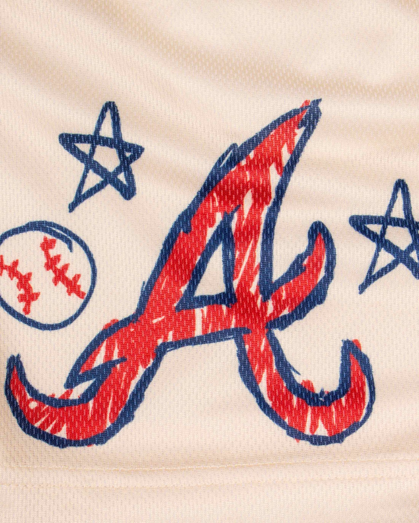Crayon Series Diamond Air Youth Mesh Shorts - Atlanta Braves - Baseballism Online